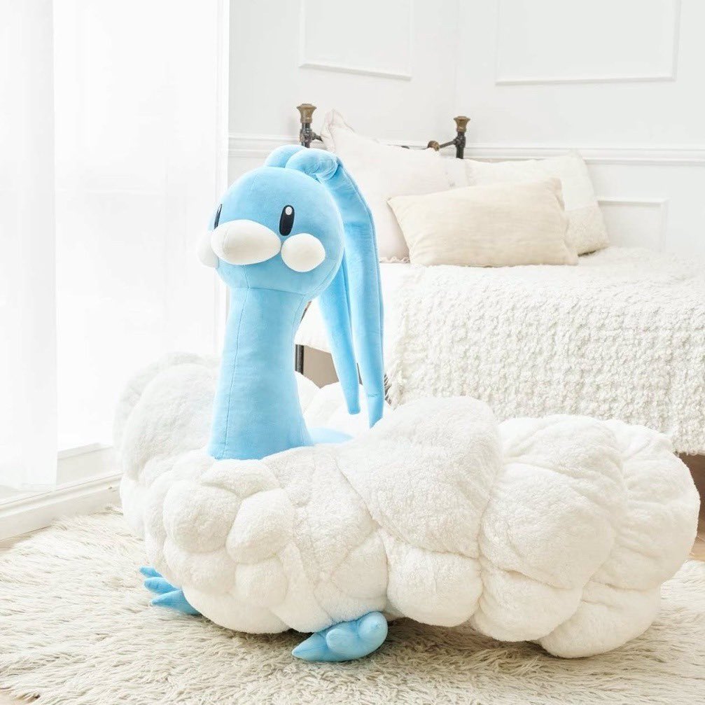 PokemonGems's tweet photo. a life size altaria plush! 🥺 https://t.co/6PhqsjXPyh