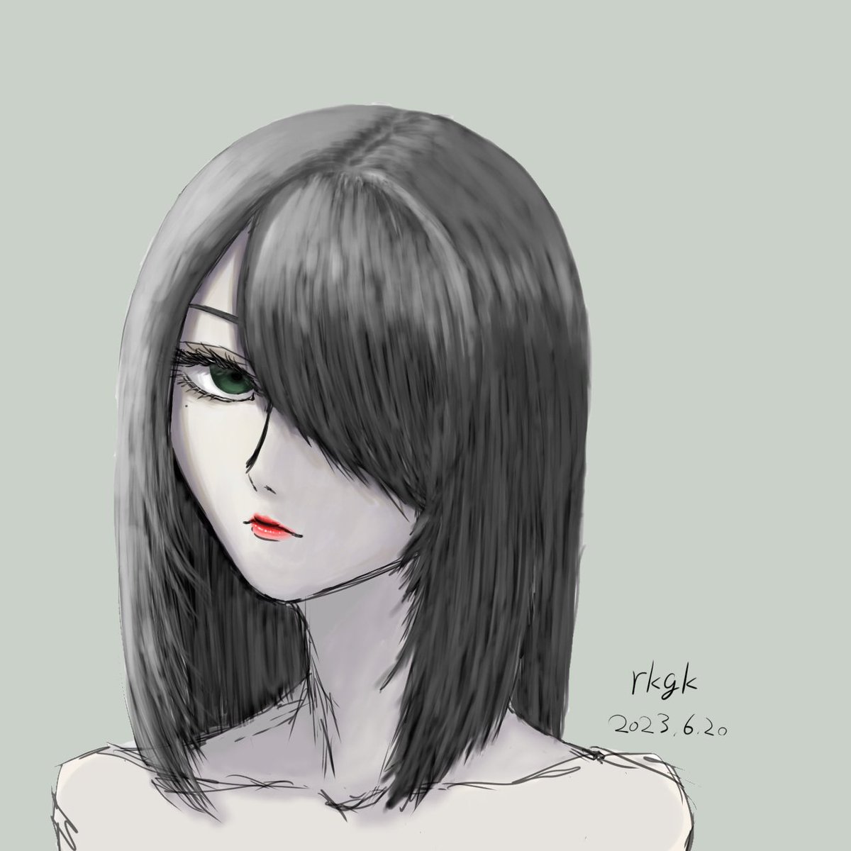 ponsannn's tweet photo. 慣れないデジタルでrkgk https://t.co/DJq8G2s6tu