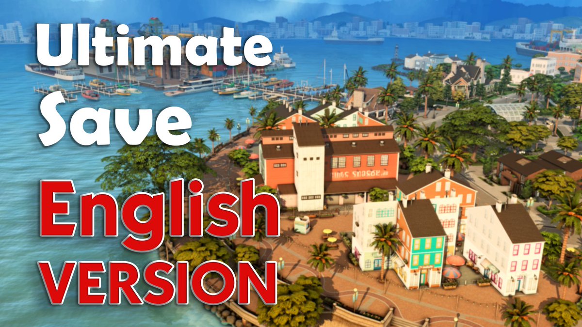 - AVAILABLE NOW! -
Download the English version of the Ultimate Save at legacy.curseforge.com/sims4/save-fil…
Thanks to my amazing friend @LillySimmerYT for translating every single word present in this save ❤️

*Remember this is a WIP. More builds/families will be renovated in the future*