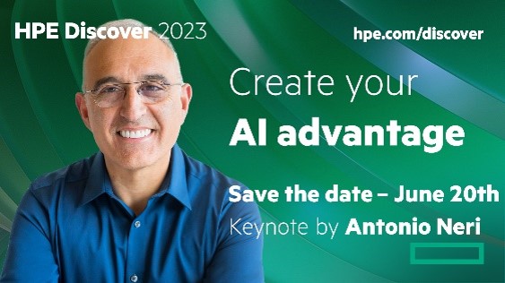 Undeniable energy at #HPEDiscover  as we get ready to hear from visionary leader and <a href="/HPE/">HPE</a> President &amp; CEO <a href="/AntonioNeri_HPE/">Antonio Neri</a>!