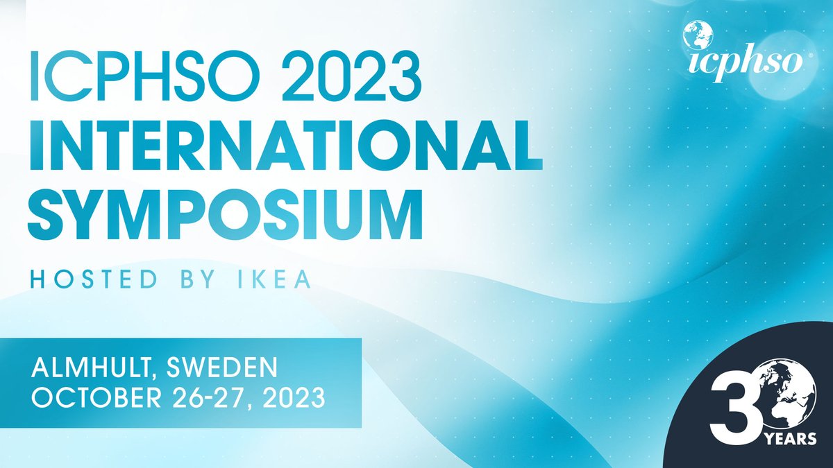 #ICPHSO International Symposium 10/26-27/2023, Almhult, Sweden Call For Proposals Deadline July 14, 2023 - Help us set our agenda! icphso.org/general/custom… #productsafety #ICPHSO23 #ICPHSO30th