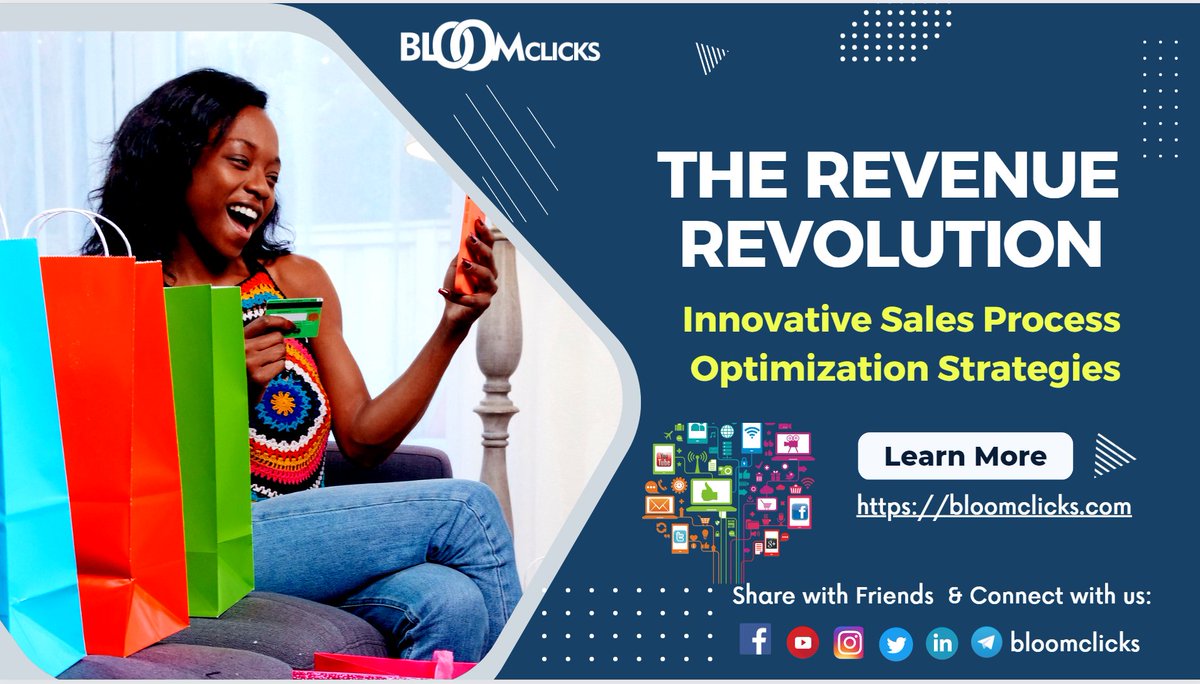 💡 Ready to supercharge your #sales & #increaserevenue? 🔋Dig into the #insights now #Innovative #SalesProcessOptimization Strategies!🚀👉 lnkd.in/dxFsq9z8 💼🔥
#salesoptimization #businessgrowth #digitalmarketing #AffiliateMarketing #affiliatenetwork #Bloomclicks
