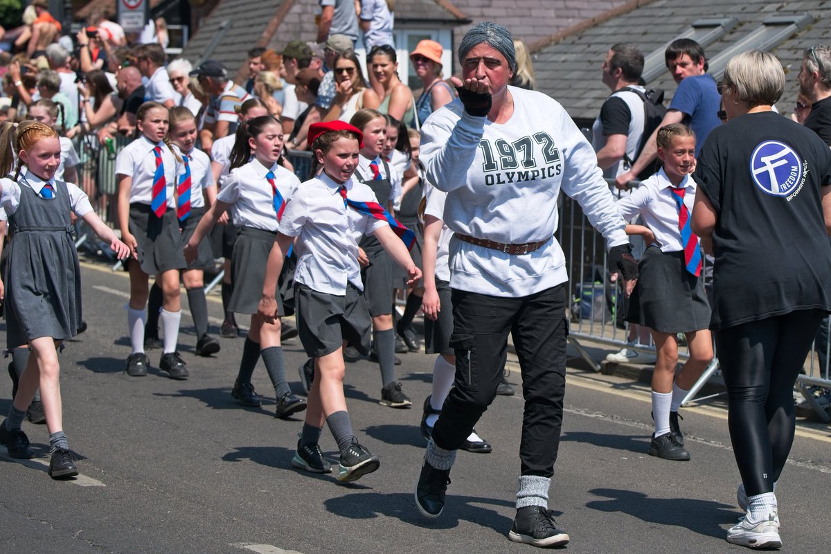 @NikonUSA Parade at the Knaresborough Bed Race.