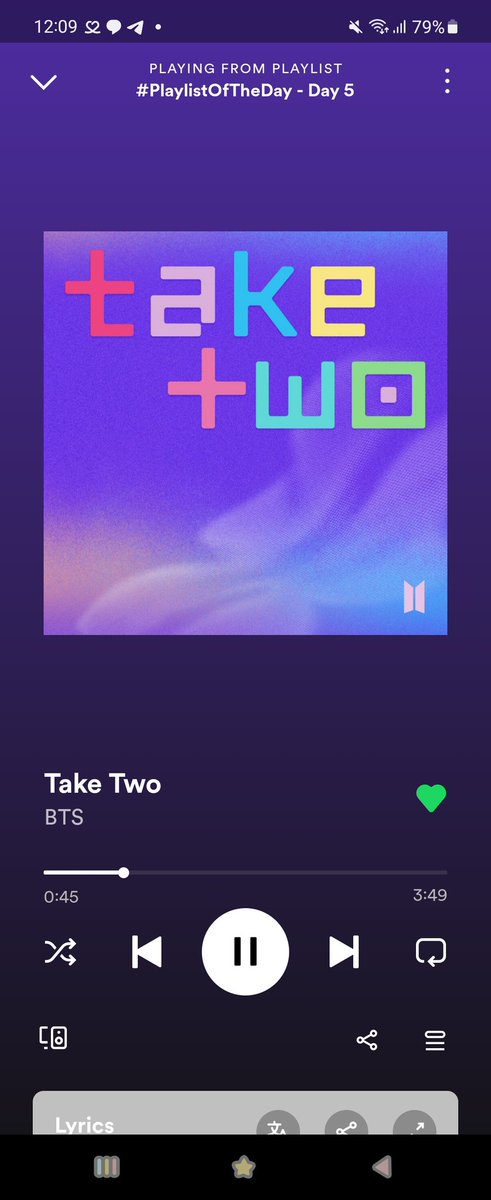 wiiintermooon's tweet photo. @ARMYonSpotify #BTSisComing
#TakeTwoIsComing https://t.co/mupjVnYfSx