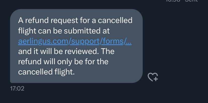 Edouard_DG's tweet photo. @AerLingus @AerLingus your customer support agent is now telling me that the refund is only for the cancelled flight!!
It was my outbound flight!! How was I supposed to catch my inbound flight??? https://t.co/atHmDt5UW5