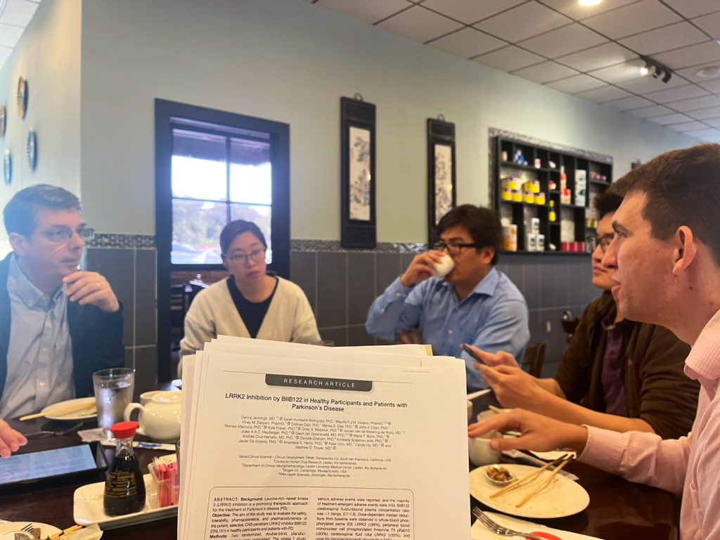 UF Movement Fellowship (@ufmdfellowship) on Twitter photo Last Journal Club of the year🥲! Dim sum, tea, and great discussions with <a href="/nikornz/">Nick McFarland</a> . 🥟 🍵 #LRRK2Inhibition Last Journal Club of the year🥲! Dim sum, tea, and great discussions with <a href="/nikornz/">Nick McFarland</a> . 🥟 🍵 #LRRK2Inhibition