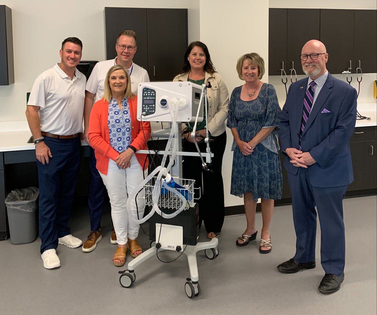 Thanks to a generous donation by <a href="/CorVentMedical/">CorVent Medical</a> in Fargo, students in NDSU Health Professions will be able to use CorVent’s FDA EUA approved RESPOND® ventilator in nursing and respiratory care simulations. Read  more: bit.ly/42NXFMa <a href="/aarc_tweets/">American Association for Respiratory Care</a> #ExperienceNDSU