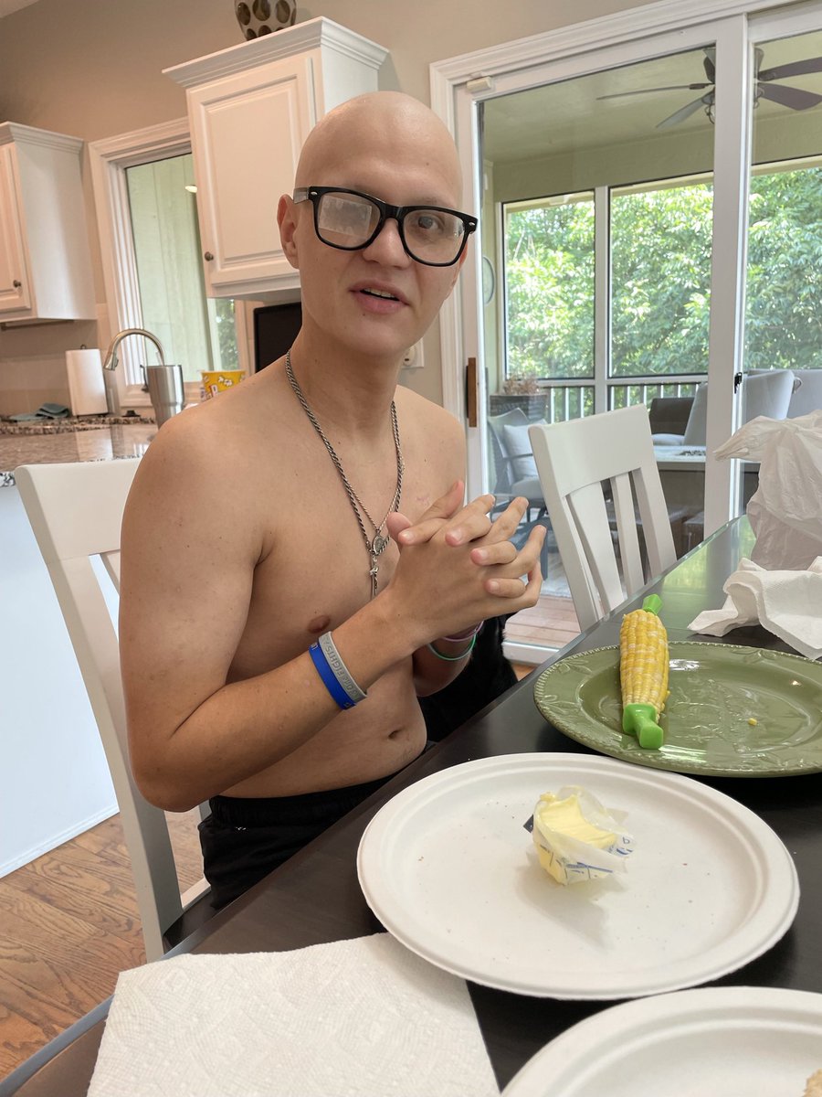 LegsMJL's tweet photo. The words no parent ever wants to hear…. Worse yet, the type of cancer had less than a 50% survival rate.  After multiple surgeries, chemo and rehab to re-learn to walk, Jacob is 2 years out from his last chemo treatment with nothing but positive results. https://t.co/n8MWvgamag