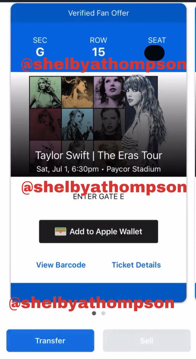 Eras Tour Resell tweet media