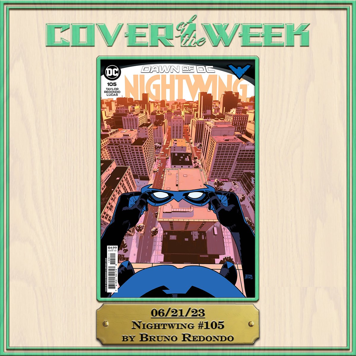 GemComicsIL's tweet photo. Cover of the Week Goes to:

NIGHTWING #105 by Bruno Redondo (@Bruno_Redondo_F)!

#comics #comicart #comicbooks #comicbookart #NCBD #NewComicBookDay #NewComicsDay #NewComics #DCComics #Nightwing https://t.co/shX8gO1ItI