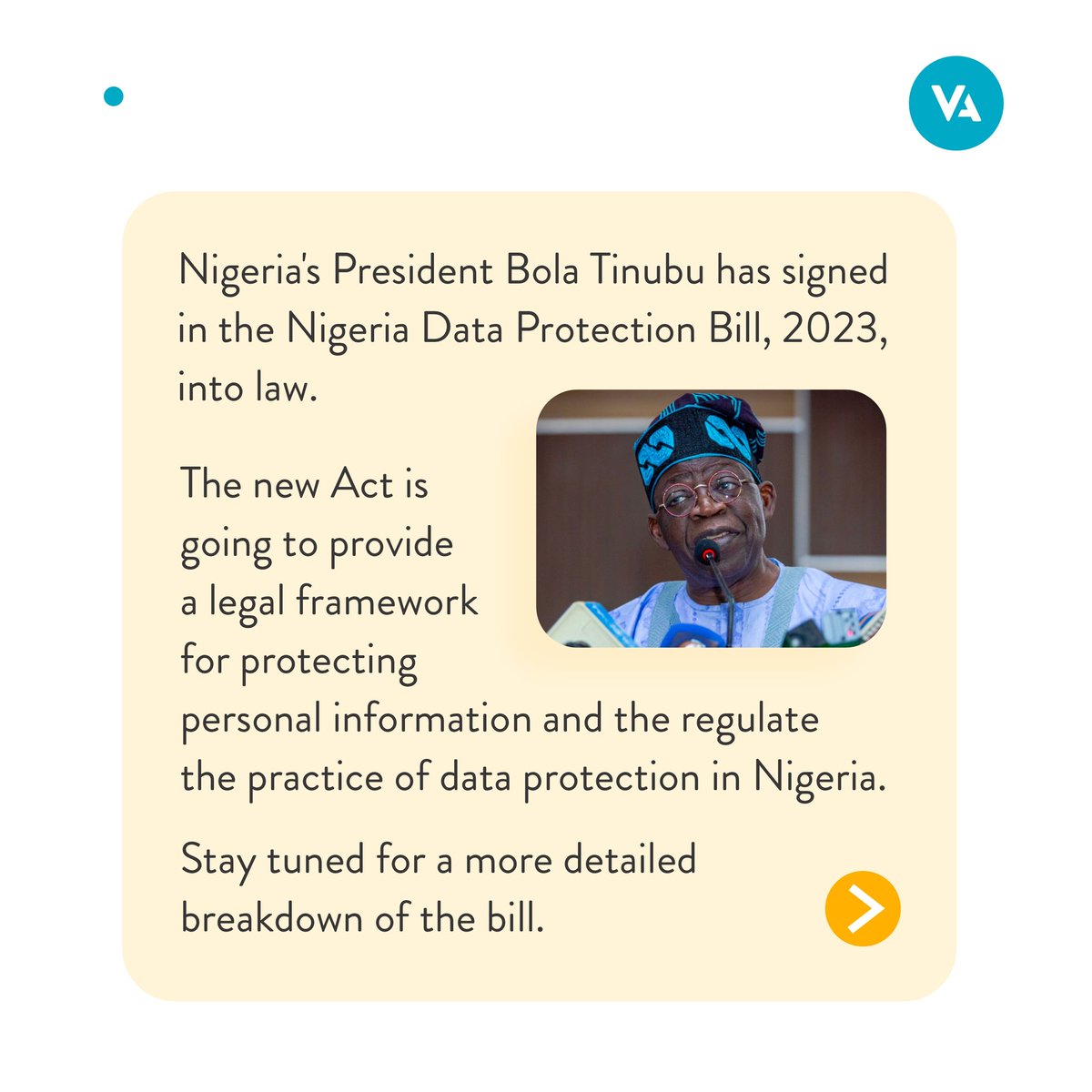 VaziLegal's tweet photo. Stay tuned for a more detailed breakdown of the bill.

For more information on issues and principles affecting startups and tech in Nigeria and globally, check out the Vazi E-Library.

https://t.co/7WPTgxN2Ot
#dataprotection #techlaws #Nigeria #tinubu #datalaws #newbill https://t.co/H401R7QJe9