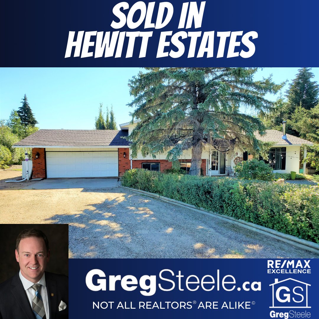 #SOLD in Hewitt Estates! If you are considering buying or selling, call or click to see how my 35 years of award winning service can work for you!

gregsteele.ca

#yeg #yegre #edmonton #edmontonrealestate #realestate #realestateagent #hewittestates #sturgeoncounty