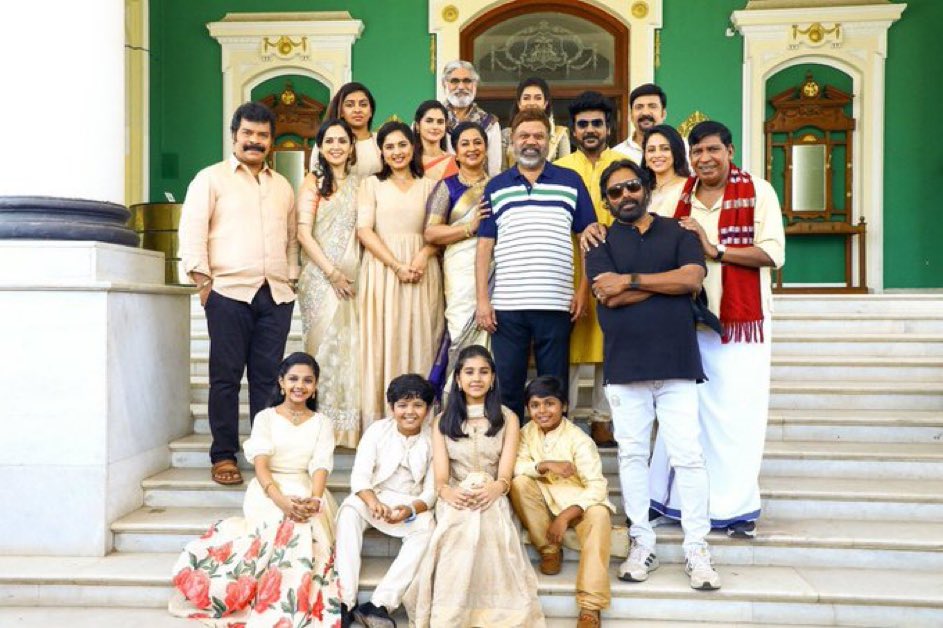 #PVasu’s #Chandramukhi2 with @offl_Lawrence in the lead shooting has been wrapped up.