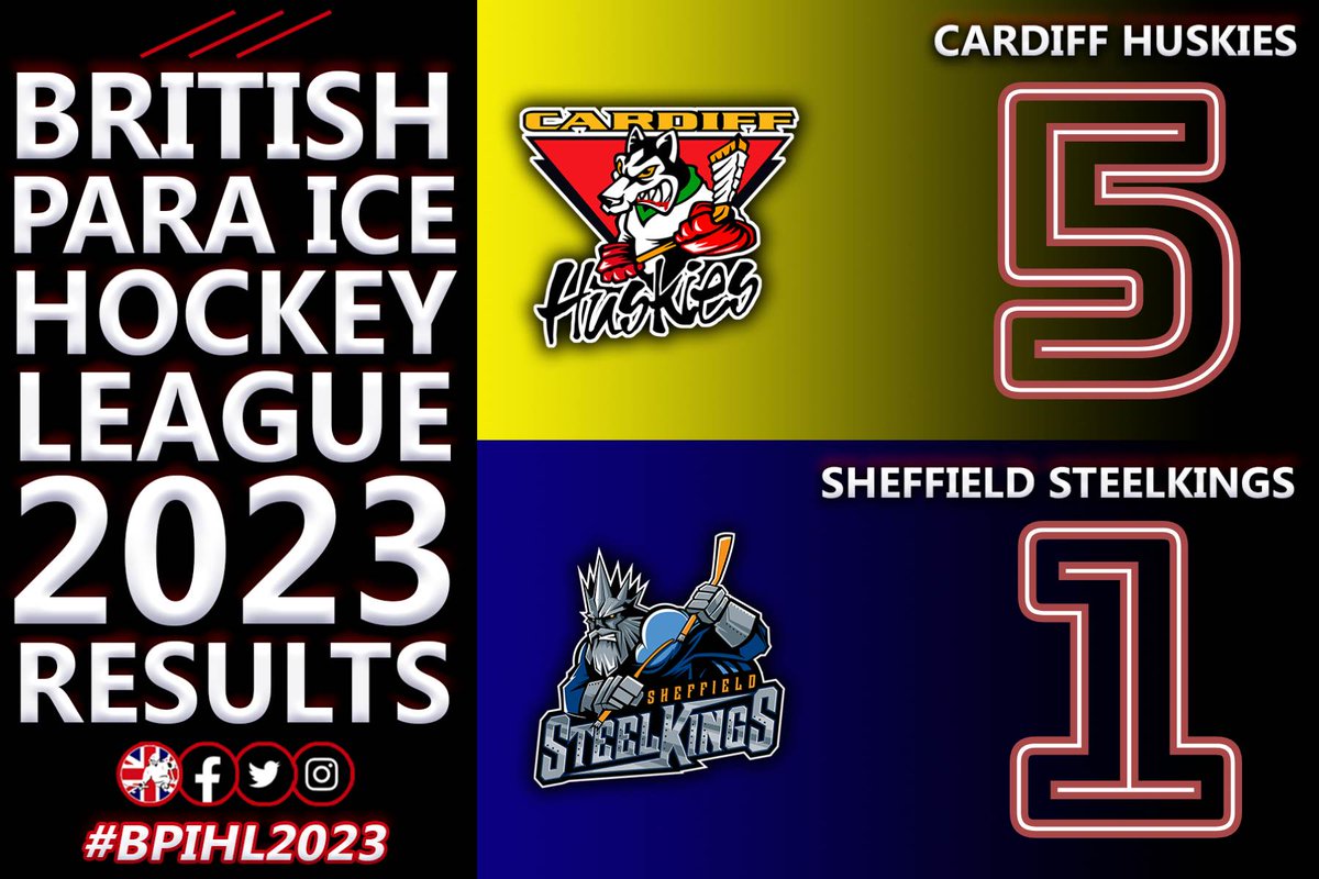 ParaIceHockeyGB's tweet photo. 🏒🥅 LAST WEEKENDS RESULTS 🥅🏒

🟡 Cardiff Huskies 5 - 1 Sheffield Steelkings 
🟣 Manchester Mayhem 2 - 4 Peterborough Phantoms
⚪️ Sheffield Steelstings 0 - 1 Sheffield Steelkings

Great performances by all teams! Keep up the incredible work! #BPIHL2023 #paraicehockey #icehockey https://t.co/tK1HdIxnYD