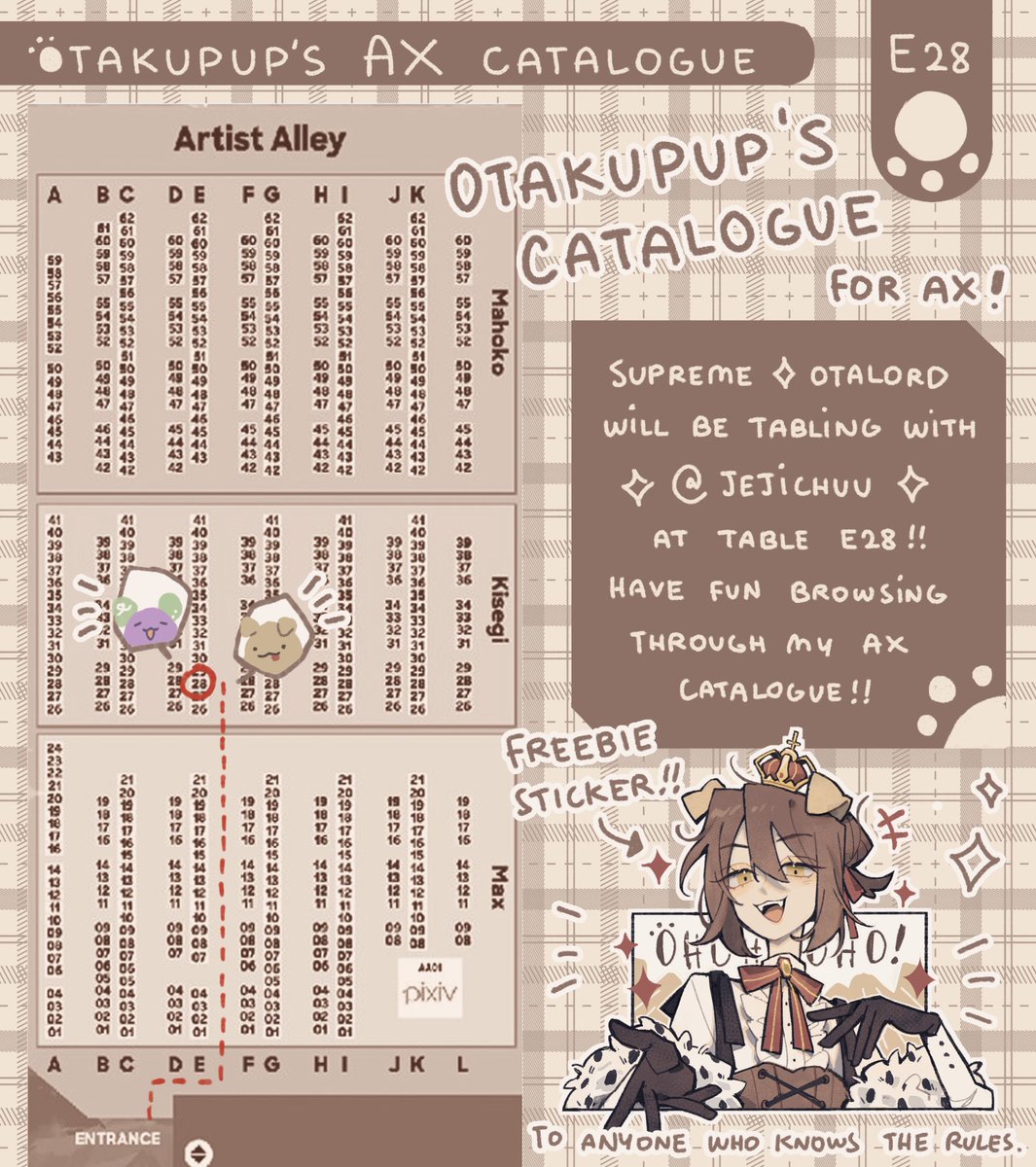 Mightve had too much fun makin my AX catalogue this year…  HAVE FUN LOOKING THROUGH AND YOU AT ANIME EXPO!!! ☺️ #AX2023 #AX2023ArtistAlley #AXArtistAlley2023  (1/3)