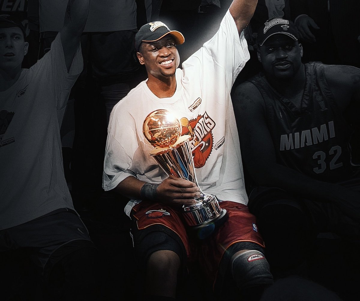 currypistonn's tweet photo. 17 years ago today….Dwyane Wade carried Miami to the 2006 NBA championship while still on his rookie deal.

No one has done it since. https://t.co/LmcXuw404K