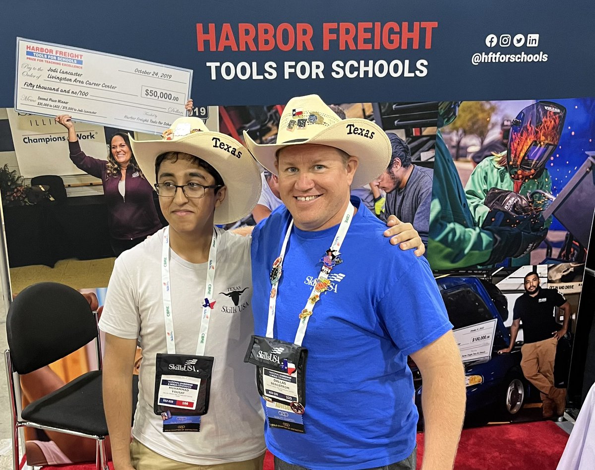MCTC_MET's tweet photo. So proud and grateful for both great students and great sponsors like @HFTforSchools that promote growth through real world experience in @SkillsUSATX @SkillsUSA https://t.co/sJlfXA1PqC