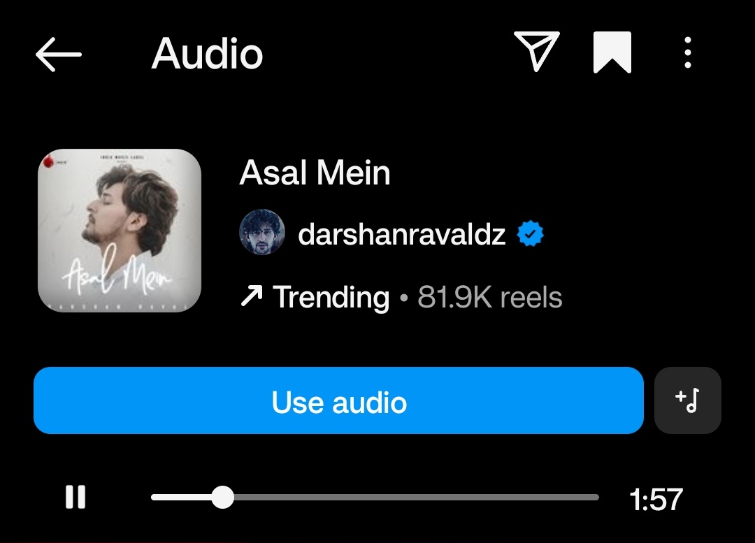 Asal Mein - Trending on Instagram Music ✨💙