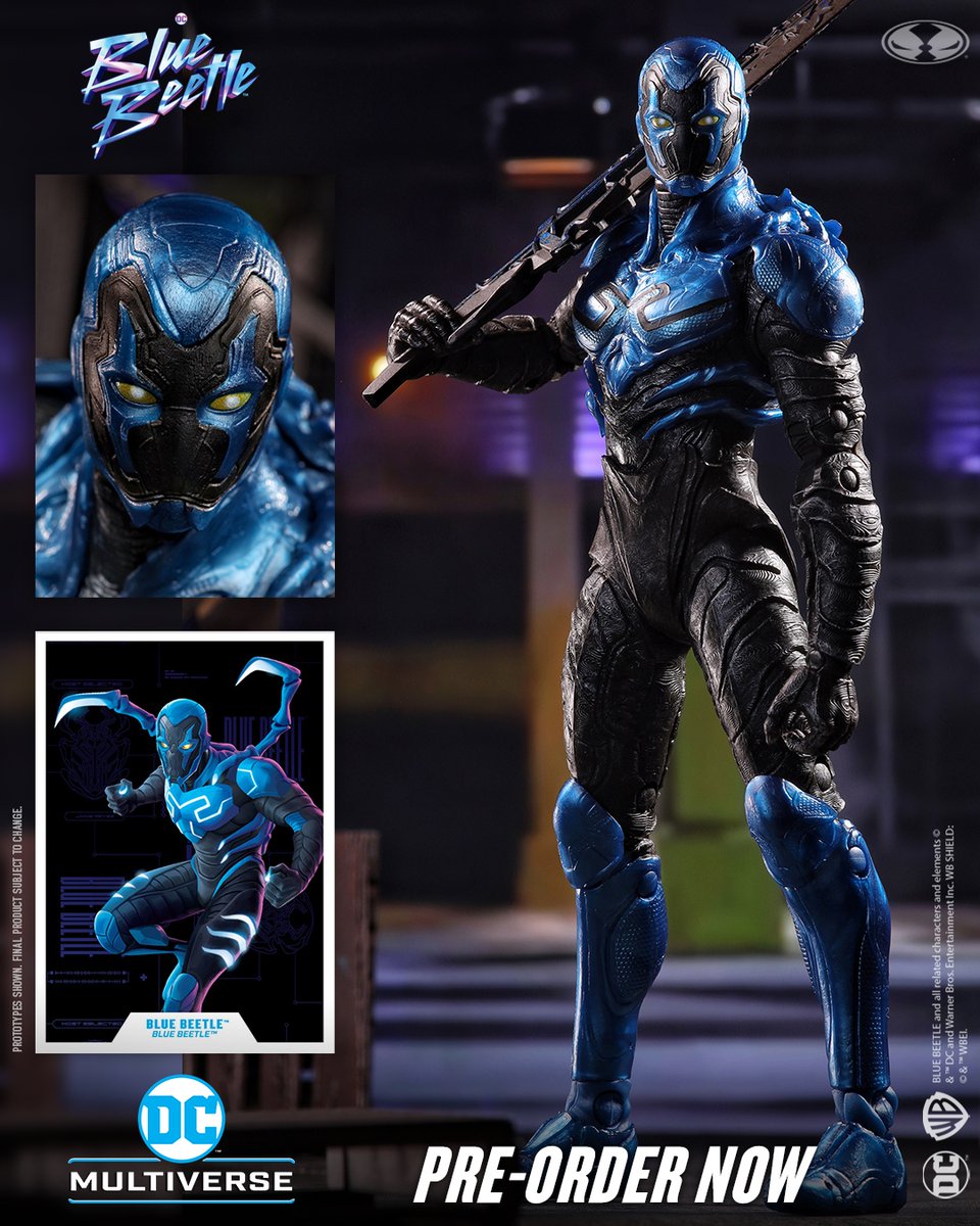 Blue Beetle Movie McFarlane Toys Figures Are Up for Pre-Order on