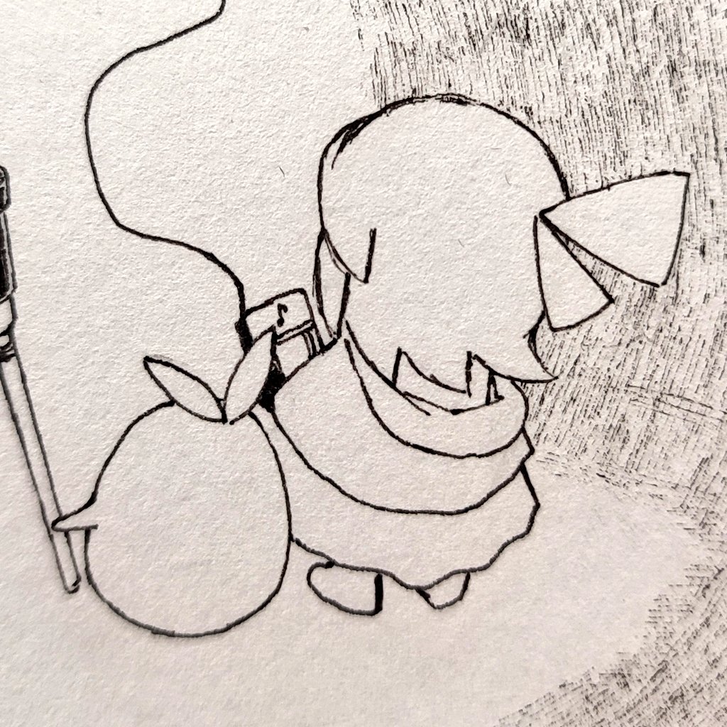 描いてる