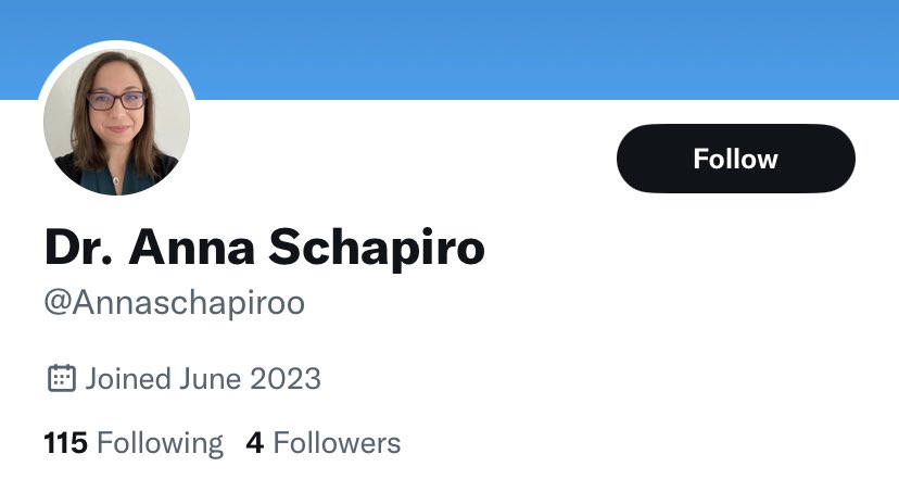 Dr. Anna Schapiro tweet media