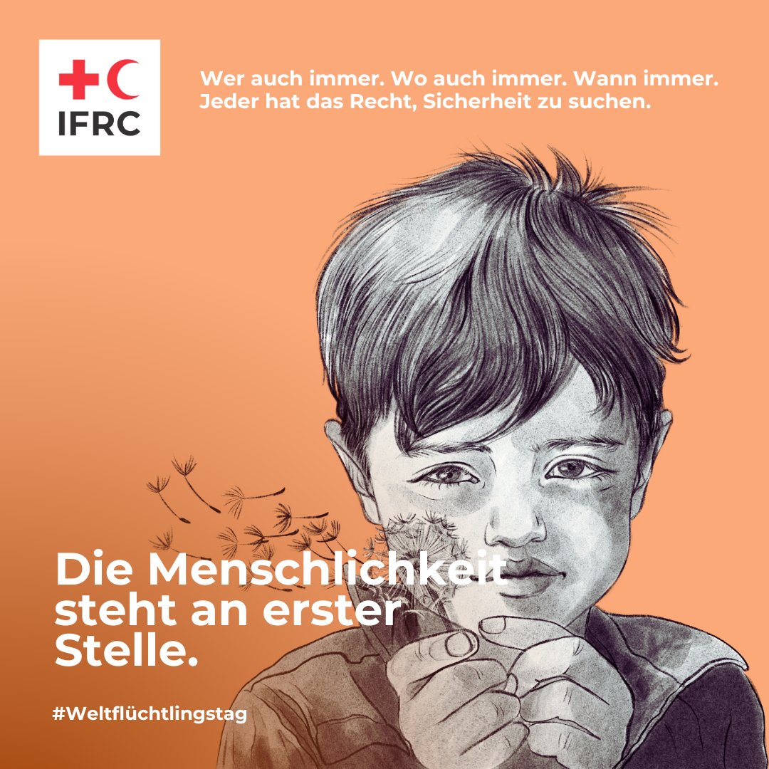 Die Menschlichkeit ❤️ steht bei uns an erster Stelle. 

Zum #Weltflüchtlingstag appellieren wir: Wer auch immer. Wo auch immer. Wann immer. Jeder hat das Recht, Sicherheit zu suchen.