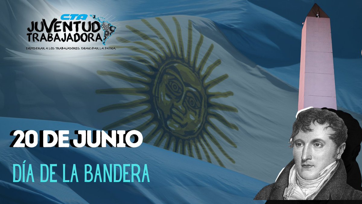 🇦🇷 20 DE JUNIO - DÍA DE LA BANDERA 🇦🇷

Hoy honramos al creador de la Bandera Nacional Manuel Belgrano, quien el 20 de Junio de 1820 en Buenos Aires paso a la inmortalidad.

#DiaDeLaBandera 
#BanderaArgentina 
#20deJunio
#Patria