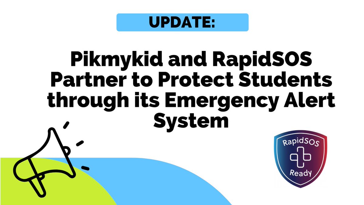 📣Pikmykid is now #RapidSOSReady!📣We've partnered with @RapidSOS to bring the⚡️ fastest response to schools during emergencies.🚨🙌🏾

Read more: hubs.li/Q01V5mHm0

#Pikmykid #RapidSOS #schoolsafety #studentsafety #saferschools #alyssaslaw