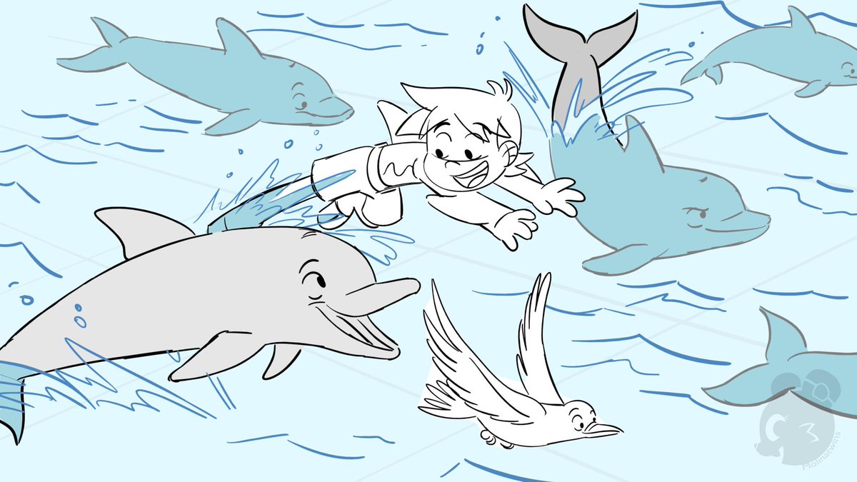 Morning swim!

#animation #art #arte #artist #storyartist #sketch #sketches #storyartists #twinartists #dolphins #dolphin #merkid #mermaid