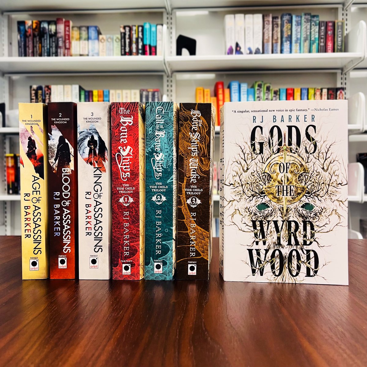 Enter for a chance to win GODS OF THE WYRDWOOD and a bundle of books by <a href="/dedbutdrmng/">RJ Barker</a>! To enter: like, retweet, and follow <a href="/orbitbooks/">Orbit Books</a>.

No purchase necessary. US only. 18+. Ends at 11:59pm EST on 6/22/23. Official Twitter giveaway rules apply. bit.ly/3qkIGJm