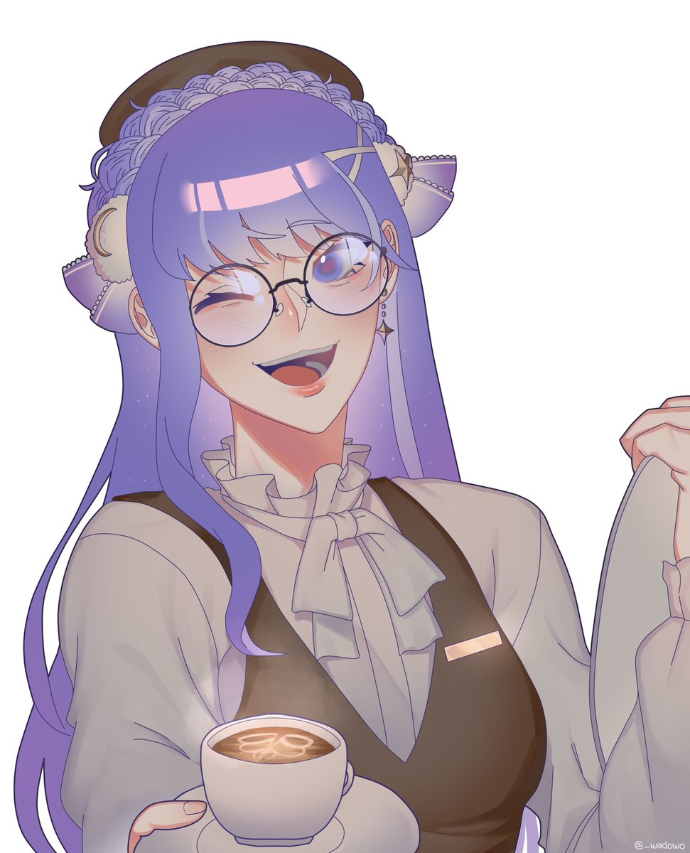welcome to blue’s career café! what can i get for you today?

🎨: @_wadowo | #blueillust #careercafe