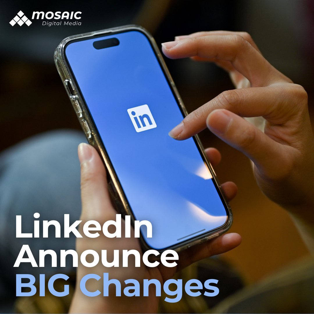 mosaicdigitalme's tweet photo. #LinkedIn is REMOVING three Creator Features from the 26th of June! These features are:
❌ Carousel Posts ➡️
❌ Profile Videos 🎬
❌ Link Stickers 🔗
#DigitalAgency #LinkedInNews #LinkedInChanges #ContentCreation #ContentCreators #Creators #SocialMedia #SocialPlatform https://t.co/sTEQubb3S6
