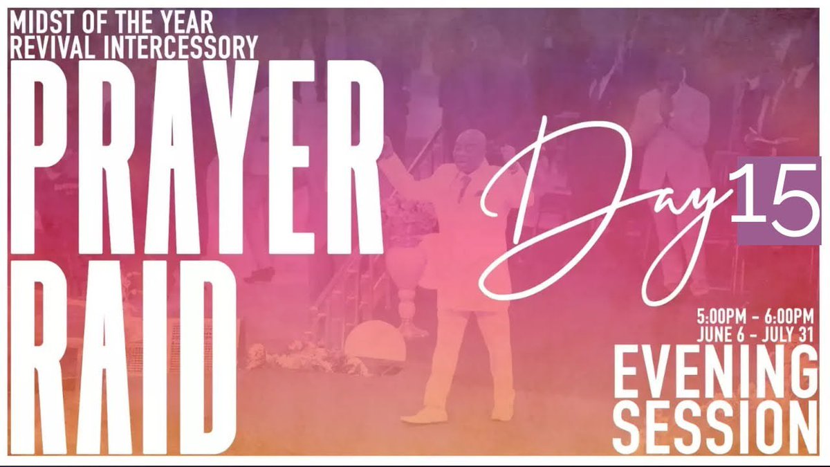 WinnersChapelNL's tweet photo. Midst Of The Year #PrayerRaid Operation - DAY 15 - Evening Session, TUE., JUNE 20TH., 2023 - Is Now LIVE Or On Demand From #Canaanland Via #Facebook :π https://t.co/encmBbCjOn π And Via #YouTube :π https://t.co/0dWFbsj9uw π| π https://t.co/KAXVl1M1VC π| #ASeasonOfGlory | https://t.co/wrOnHeU2hK