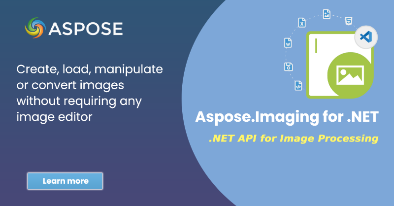 aspose's tweet photo. Aspose.Imaging for .NET is a library offering advanced image processing features. You could easily create, load, manipulate, convert, and compress images or photos using this API and much more! Try it for 30 days for Free! #NET #programming #api #imaging