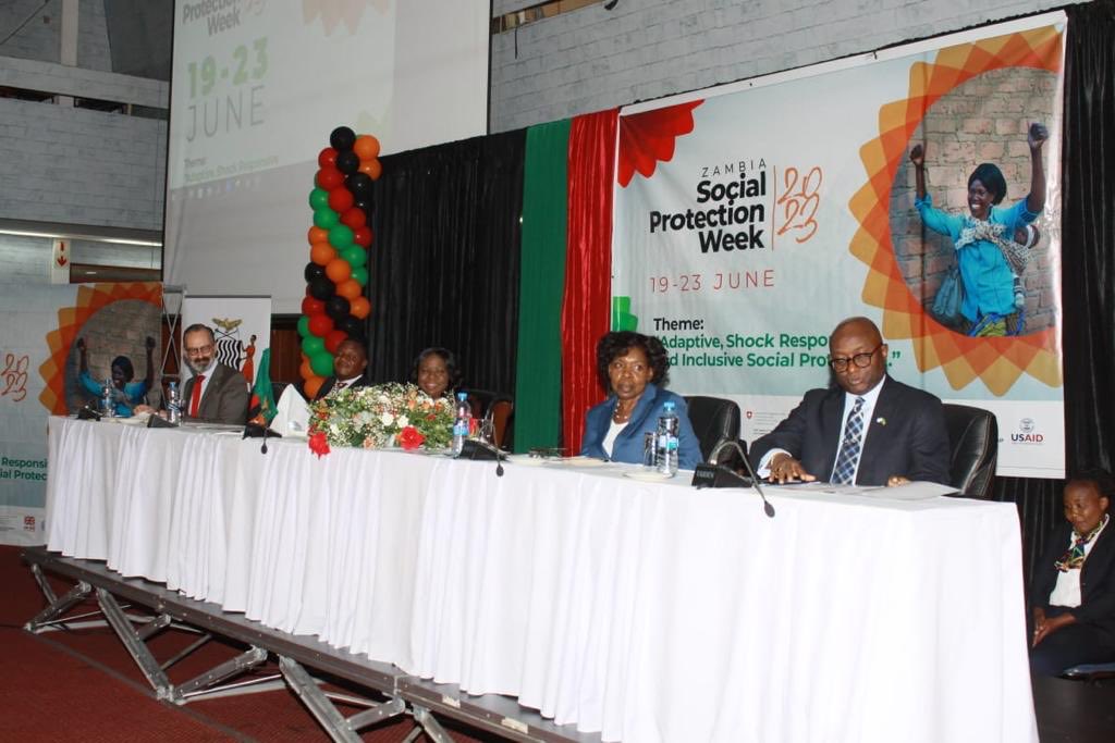 Pleased to have joined the VP of #Zambia at the Social Protection Week launch.@WorldBank has supported Govt to expand cash transfers to approx 1.1 million households; enroll over 130,000 girls in secondary school &provide livelihood support to about 115,000 rural women #zspw2023,