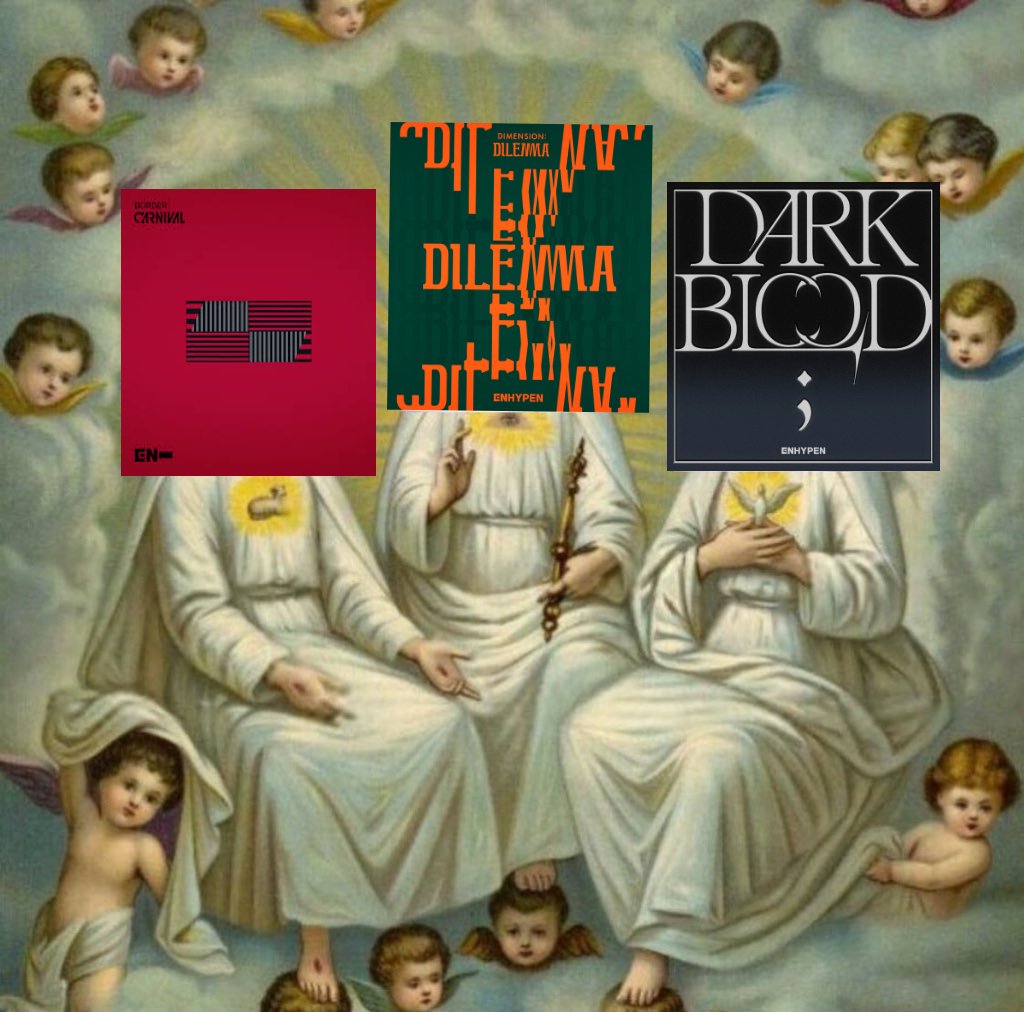 the holy trinity of enhypen albums