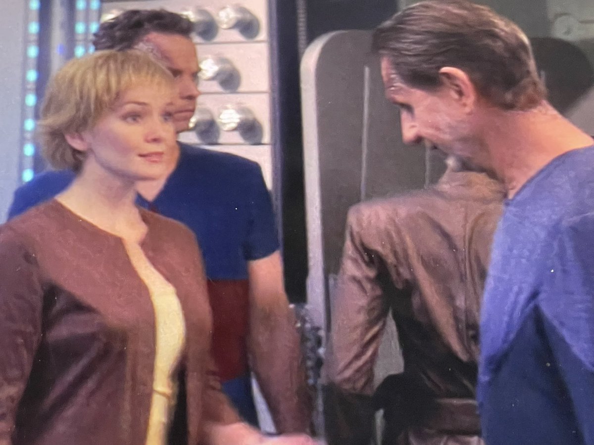 Just rewatch Star Trek Enterprise and I've reached the episode starring these two wonderful and beautiful people who sadly left us far too soon… 😔😔💔💔 #oasis #anniewersching #ReneAuberjonois #StarTrekEnterprise
 #StarTrek