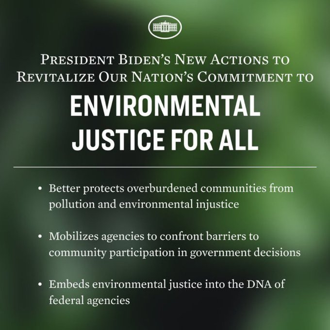 President Biden not only made huge investments to modernize our grid and generate clean, renewable power; but he's also fought for environmental justice for all & protected overburdened communities from pollution.

#ClimateCrisis #TruBlue #BidenHarris2024
#wtpEARTH 🌎 #BlueEarth