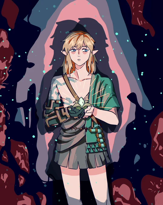 brightbloom #TearsOfTheKingdom   exploring the depths is fun!!