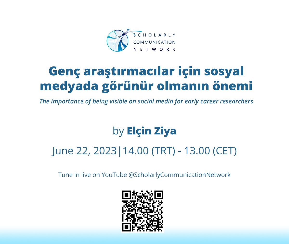 Save the date because we have a special guest, @elcinkelesziya, joining us to shed light on the significance of establishing a strong social media presence (in Turkish). Get ready for an insightful conversation about the power of visibility in the digital world!