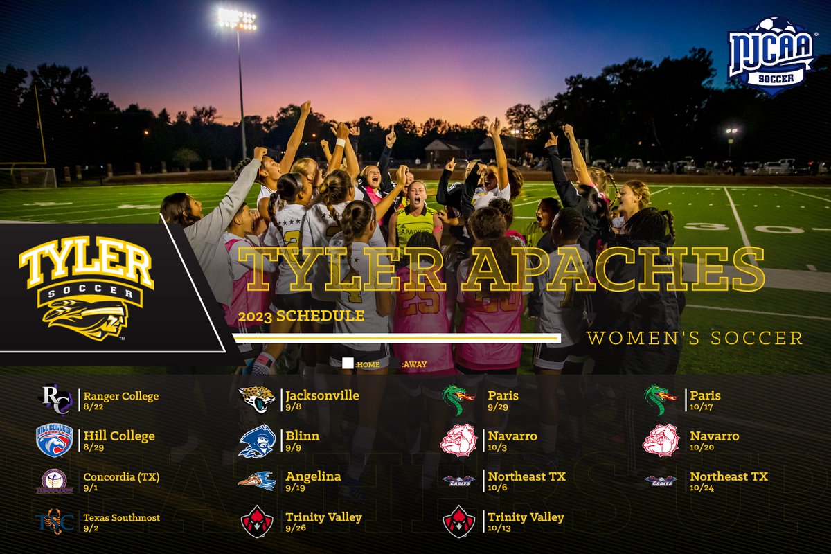 ApacheAthletics's tweet photo. 𝐓𝐡𝐞 𝟐𝟎𝟐𝟑 𝐖𝐨𝐦𝐞𝐧'𝐬 𝐒𝐨𝐜𝐜𝐞𝐫 𝐒𝐜𝐡𝐞𝐝𝐮𝐥𝐞 🗓️ https://t.co/Z2Fb8bxHv9