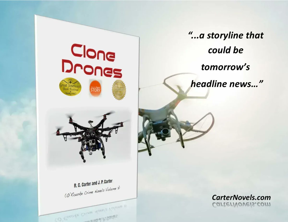 IS GUN LEGISLATION  BEHIND THE WEAPONIZED DRONES?
buff.ly/2KvM9xU
US    buff.ly/3cTcCnR
UK   buff.ly/33n9bCr
FIND OUT FOR YOURSELF! 
READ CLONE DRONES TODAY.
#Books #IARTG #Kindle #Amazon #ReadIndie #indieauthors #ian1 #mybookagents
