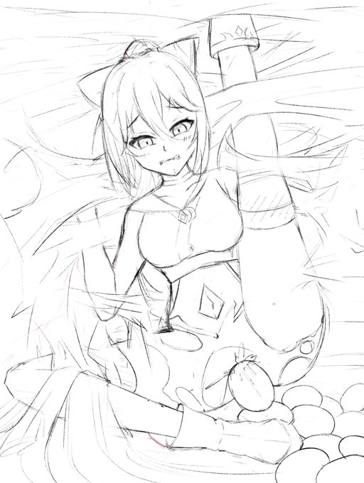 Secret fanart sketch😳 