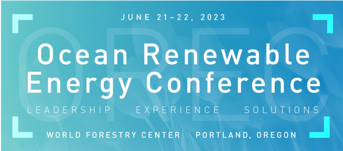 ORPC (@orpc_inc) on Twitter photo ORPC is heading to Oregon this week for
<a href="/PacOceanTrust/">Pacific Ocean Energy Trust</a> #OREC2023. President John Ferland will present on the Community Scale Marine Energy panel w/ <a href="/PNNLab/">Pacific Northwest National Laboratory</a>, <a href="/NREL/">NREL</a> + <a href="/OregonState/">Oregon State University</a>. He'll also join the Tech Update alongside <a href="/OscillaPower/">Oscilla Power, Inc.</a> + <a href="/calwave_energy/">CalWave Power Technologies</a>.
pacificoceanenergy.org ORPC is heading to Oregon this week for
<a href="/PacOceanTrust/">Pacific Ocean Energy Trust</a> #OREC2023. President John Ferland will present on the Community Scale Marine Energy panel w/ <a href="/PNNLab/">Pacific Northwest National Laboratory</a>, <a href="/NREL/">NREL</a> + <a href="/OregonState/">Oregon State University</a>. He'll also join the Tech Update alongside <a href="/OscillaPower/">Oscilla Power, Inc.</a> + <a href="/calwave_energy/">CalWave Power Technologies</a>.
pacificoceanenergy.org