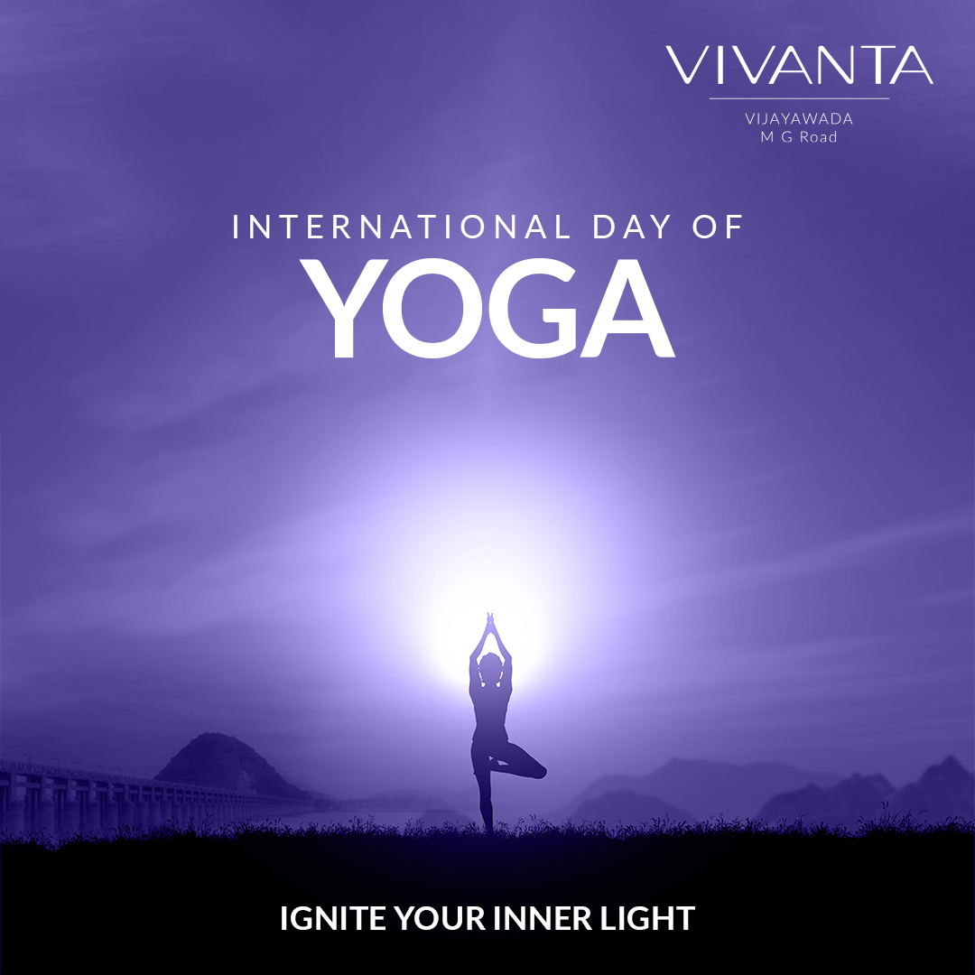 Unleash the power within as you flow through the ancient art of yoga and join the global movement towards balance, peace and self-discovery.

#InternationalYogaDay #YogaDay2023 #YogaForWellness #YogaCommunity #YogaMindfulness #VivantaHotels #VivaciousVivanta #VivantaVijayawada