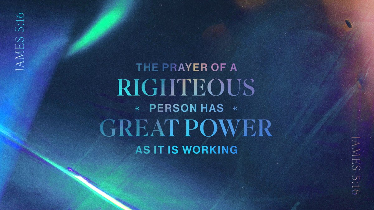 Prayer of a righteous person will always reach the ears of Jesus! Godly character combined with prayer can move mountains! #bridgeoflife #dailydevo