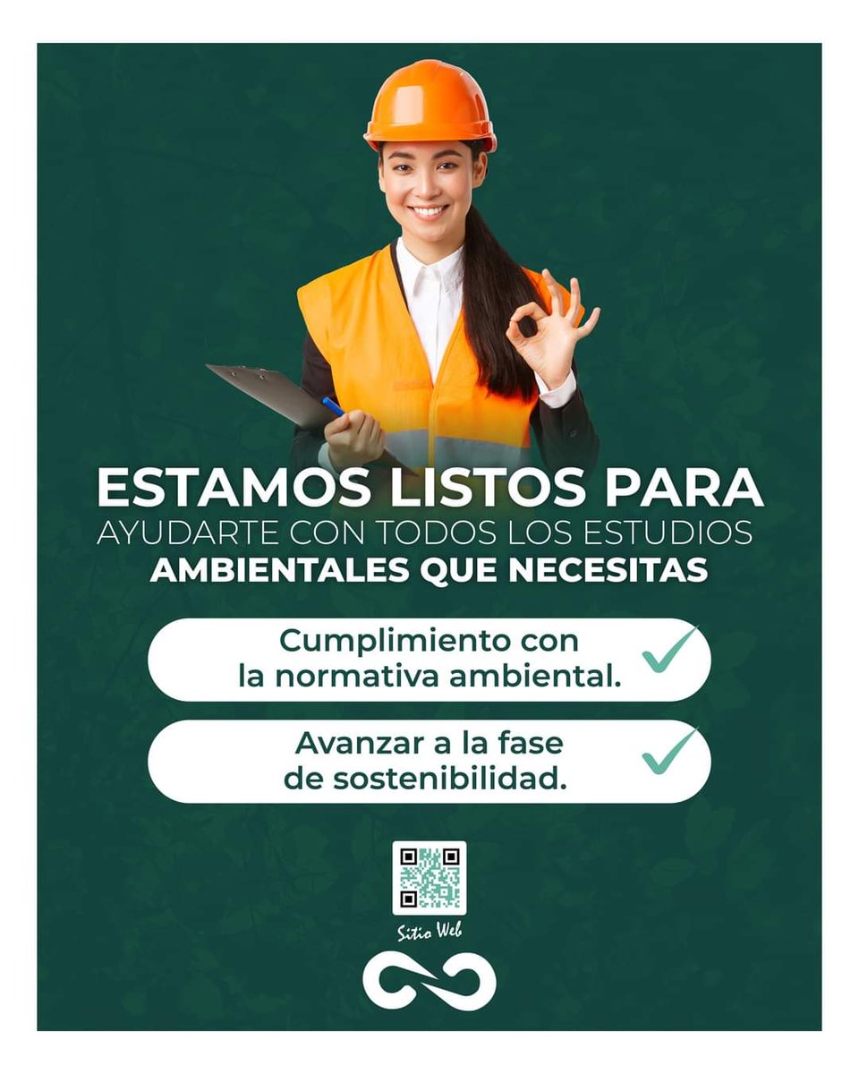 ¡Trabaja con nosotros! 💯

✅Estamos listos para ayudarte a ser una empresa sostenible y amigable con el ambiente.