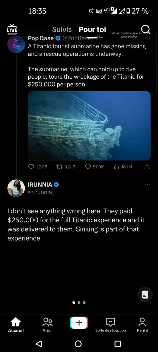 3lawan's tweet photo. Je suis morte regardez le commentaire ! 🤣🤣🤣 https://t.co/YlA6eggkPJ