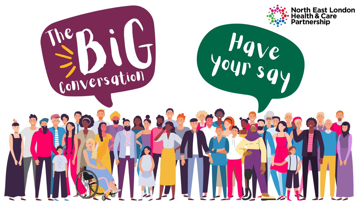 North East London Health and Care Partnership (@nelhcp) on Twitter photo Join the Big Conversation! Have your say to improve health, care and wellbeing in north east London. <a href="/NHS_NELondon/">NHS North East London</a>
Visit a local event⤵️ northeastlondonhcp.nhs.uk/getinvolved/wh…
Answer online⤵️ survey.alchemer.eu/s3/90580341/NE… Join the Big Conversation! Have your say to improve health, care and wellbeing in north east London. <a href="/NHS_NELondon/">NHS North East London</a>
Visit a local event⤵️ northeastlondonhcp.nhs.uk/getinvolved/wh…
Answer online⤵️ survey.alchemer.eu/s3/90580341/NE…