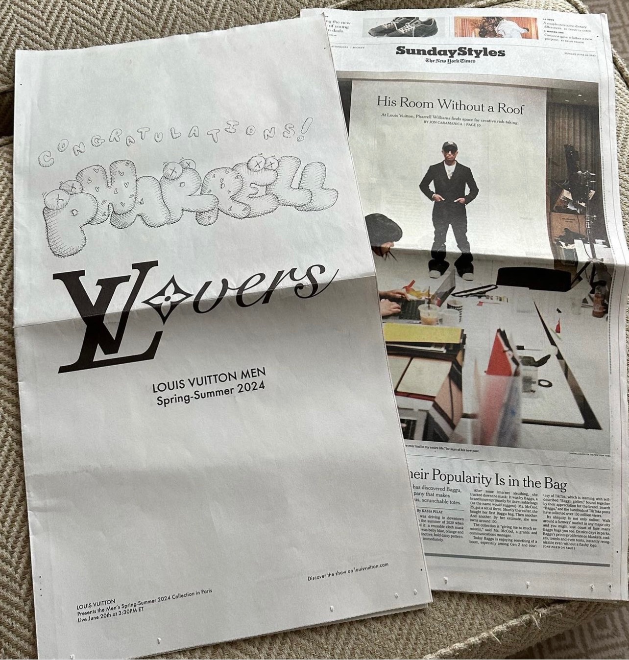 HypeNeverDies on X: KAWS Puts Out An Ad In The New York Times To